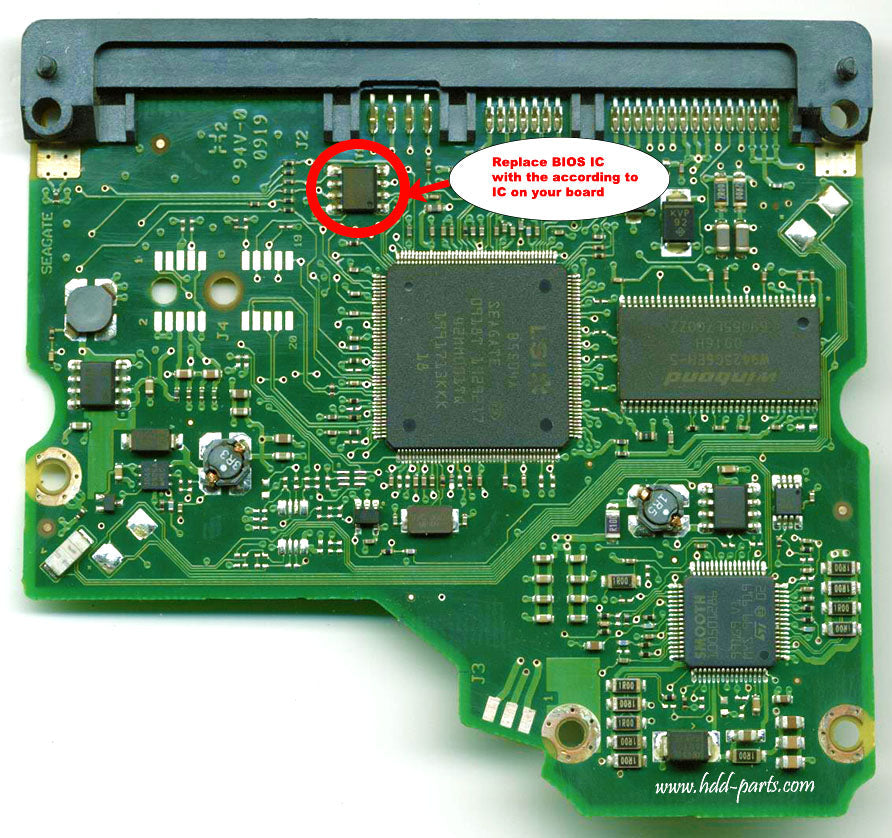 ST31000335CS ST31OOO335CS 100530699 100530756 REV A hard drive circuit board + firmware transfer