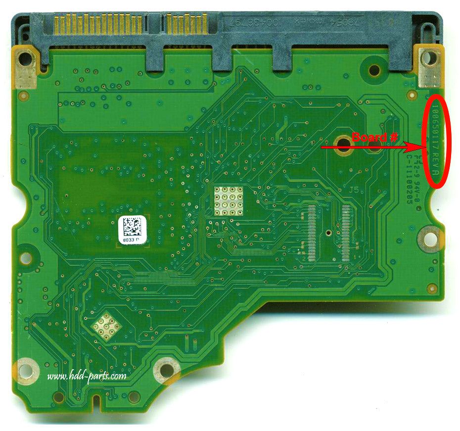 ST31000524AS ST31OOO524AS 100650117 REV A hard drive circuit board + firmware transfer
