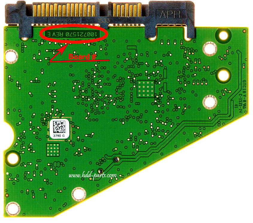ST5000DM000 ST5OOODMOOO 100721570 REV C hard drive circuit board + firmware transfer
