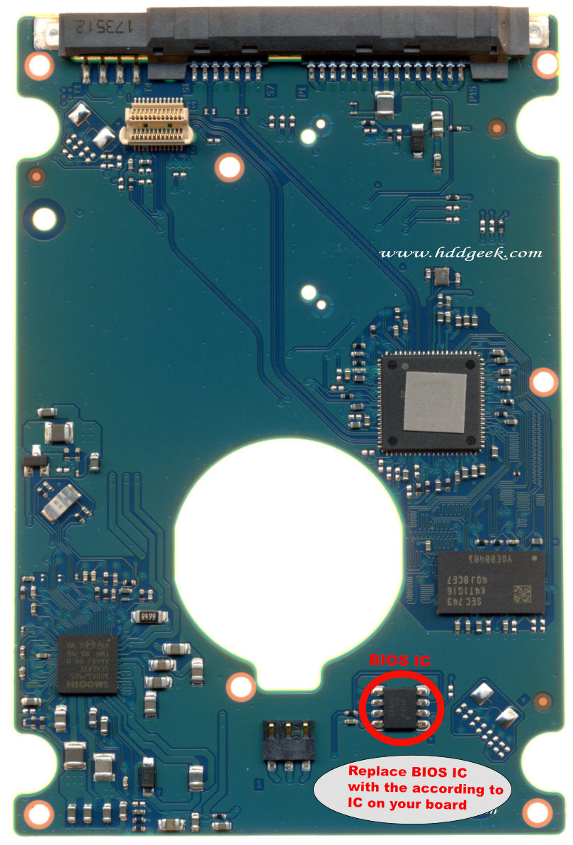 ST5000LM000 ST5OOOLMOOO 100794976 hard drive circuit board + firmware transfer