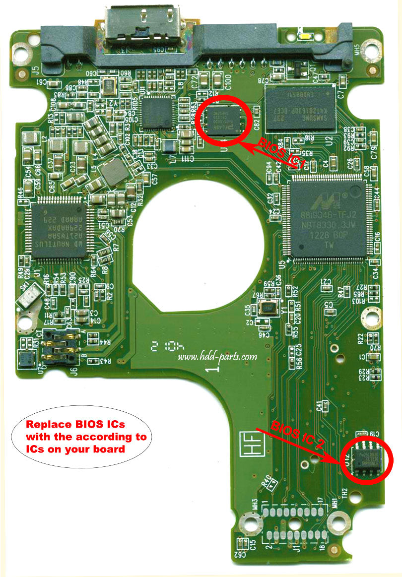 WD5000LMVW-11CKRS0 2060-771859-000 WD5000LMVW 771859 hard drive circuit board + firmware transfer