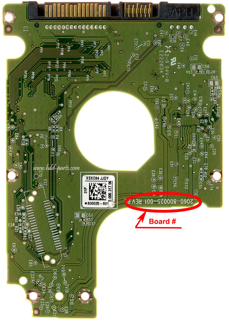 WD5000LPCX-00VHAT0 2060-800025-001 WD5000LPCX 800025 hard drive circuit board + firmware transfer