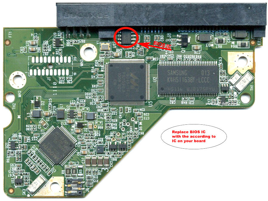WD1003FBYX-01Y7B0 2060-771702-001 WD1003FBYX 771702 hard drive circuit board + firmware transfer