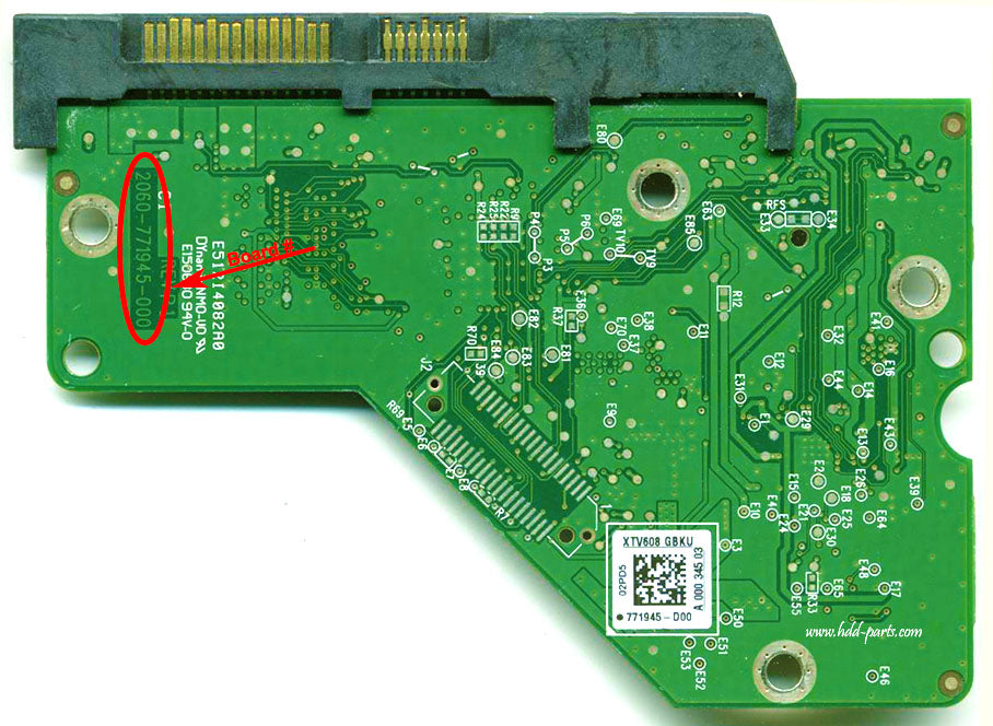 WD10EURX-73C57Y0 2060-771945-000 WD10EURX 771945 0 hard drive circuit board + firmware transfer