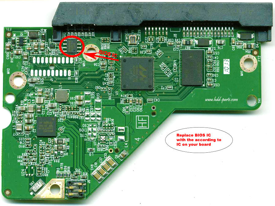 WD30EURS-73TLHY0 2060-771945-000 WD30EURS 771945 0 hard drive circuit board + firmware transfer