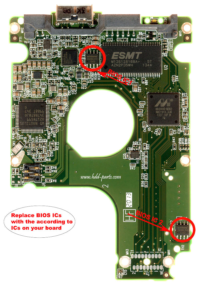 WD5000LMVW-11VEDS2 2060-771962-002 WD5000LMVW 771962 hard drive circuit board + firmware transfer