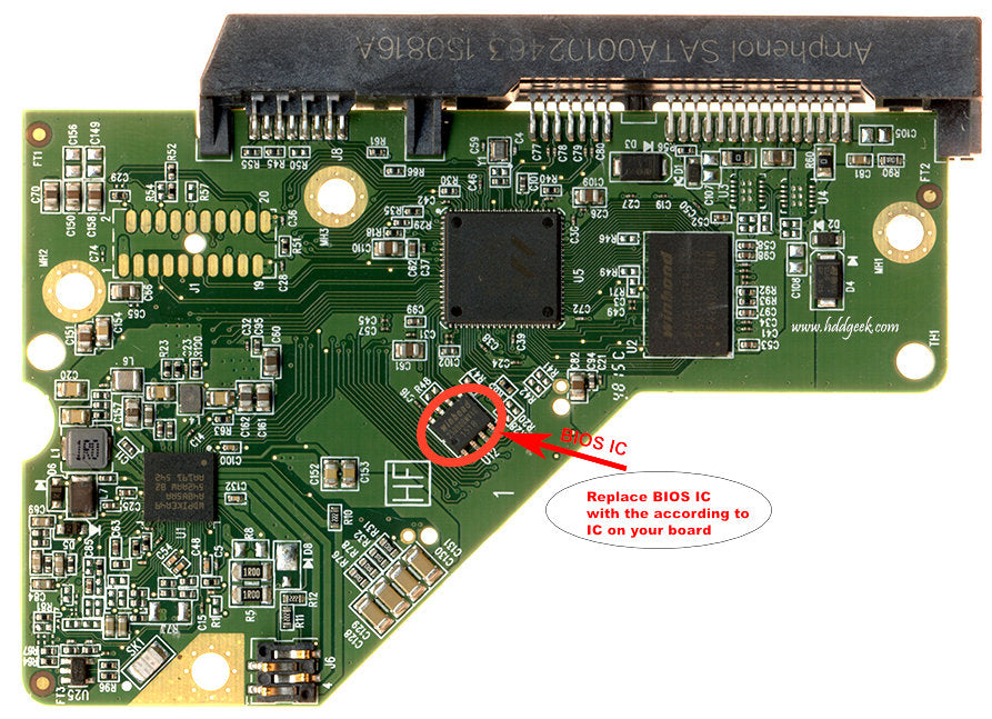 WD40EMRX-82UZ0N0 2060-800055-002 WD40EMRX 800055 hard drive circuit board + firmware transfer