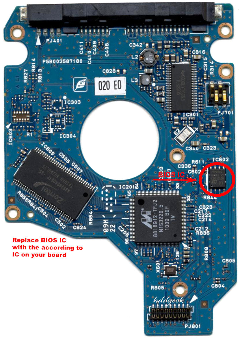 MK1656GSYF G002587-0A HDD2E74 GOO2587-0A hard drive circuit board + firmware transfer