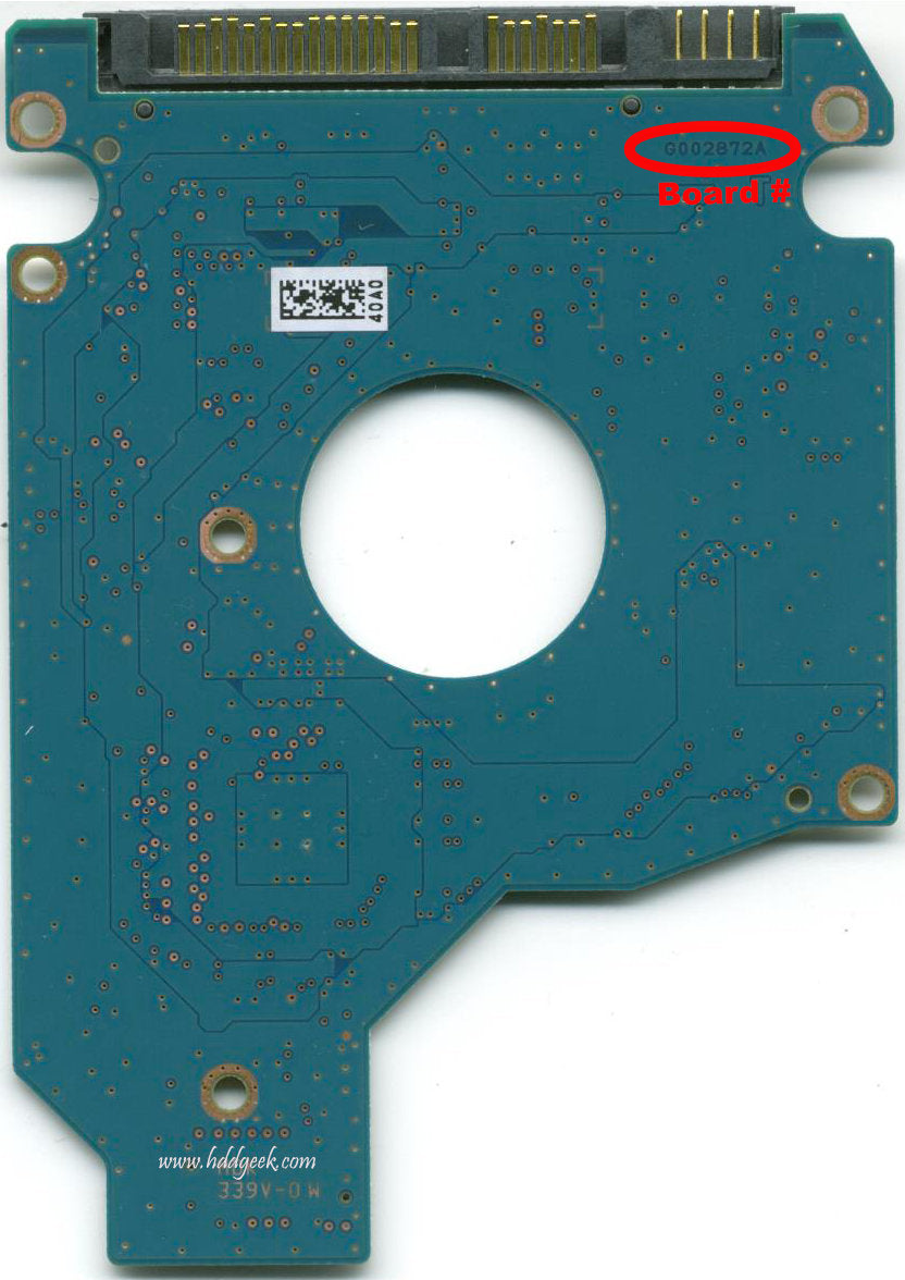 MK5061GSYN G002872A HDD2F22 GOO2872A hard drive circuit board + firmware transfer