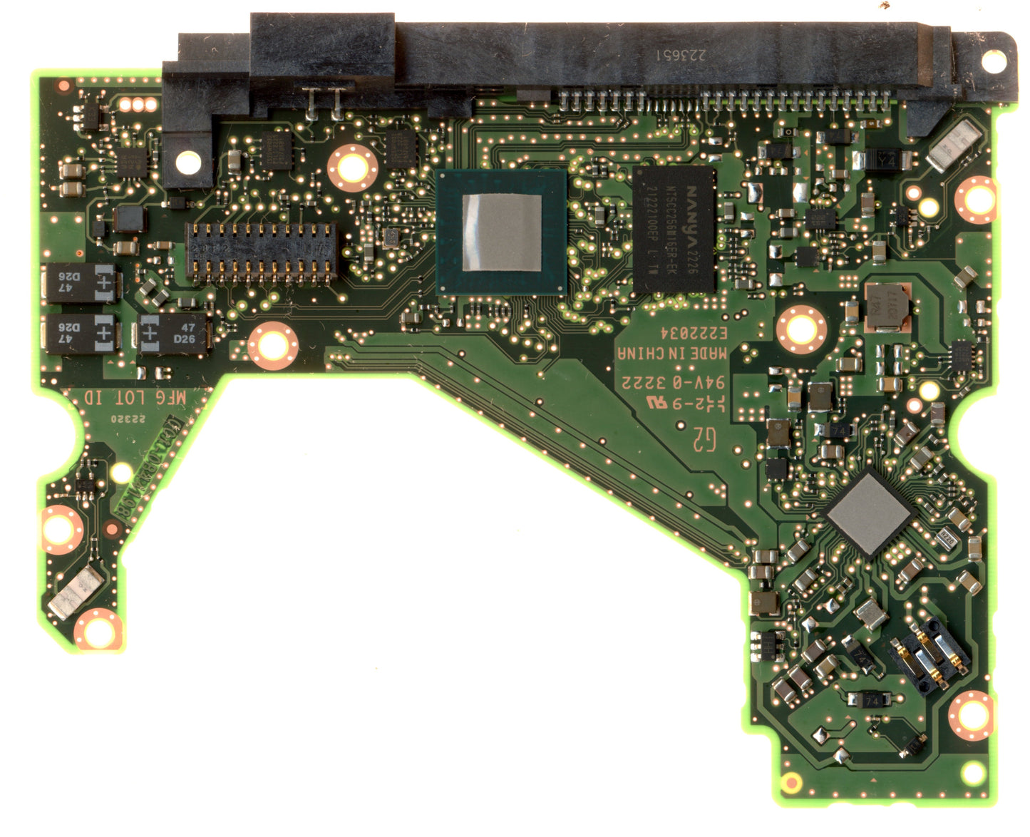 WD180EDGZ-11B2DA0 006-0B44198 OB44198 WD180EDGZ 0B44848 0B44198 hard drive circuit board + firmware transfer