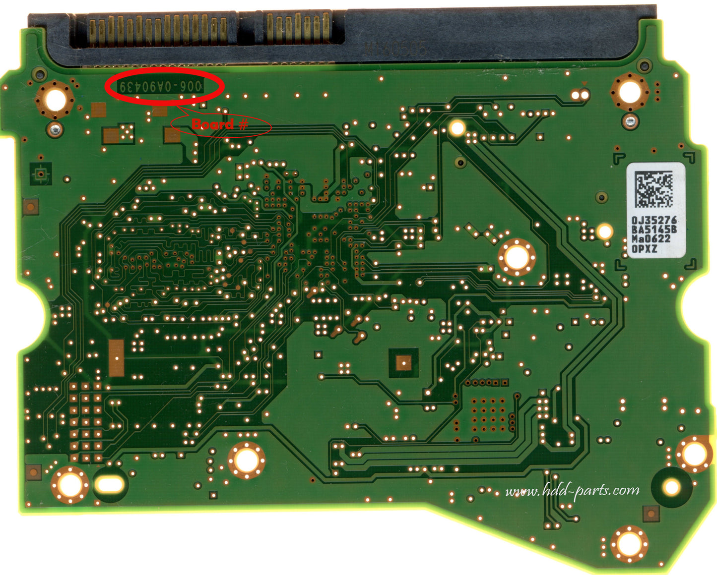 Controller PCB 006-0A90439 WD80EZZX-11CSGA0 WD80EFZX - Foto 3