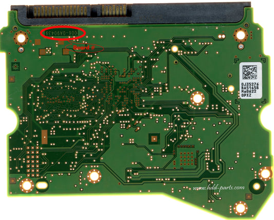 WD80EZZX-11CSGA0 006-0A90439 OA90439 WD80EZZX 0J35276 0A90439 hard drive circuit board + firmware transfer