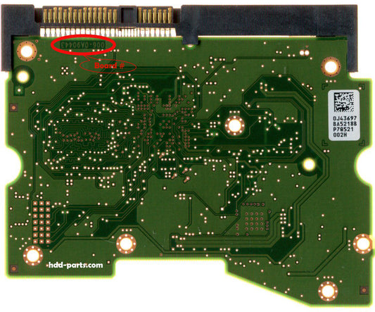 HUH728080ALE600 006-0A90443 OA90443 OJ35276 0J35276 0A90443 hard drive circuit board + firmware transfer