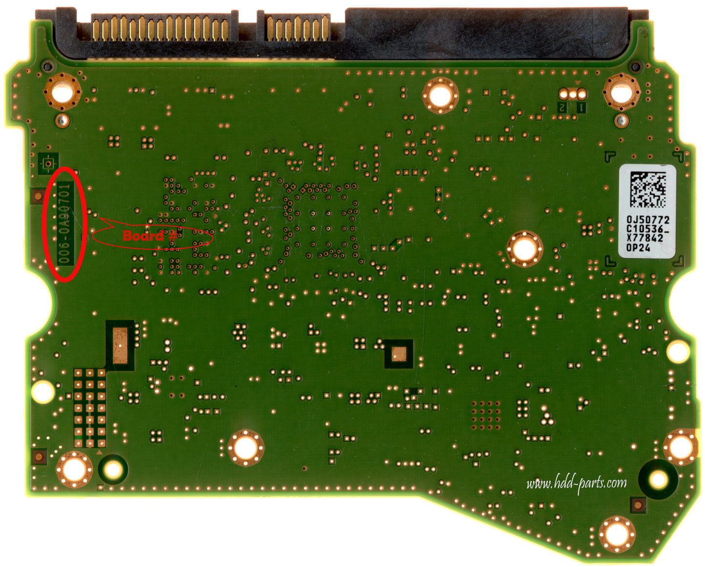 WD80EMAZ-00WJTA0 006-0A90701 OA90701 WD80EMAZ 0J50747 0A90701 hard drive circuit board + firmware transfer