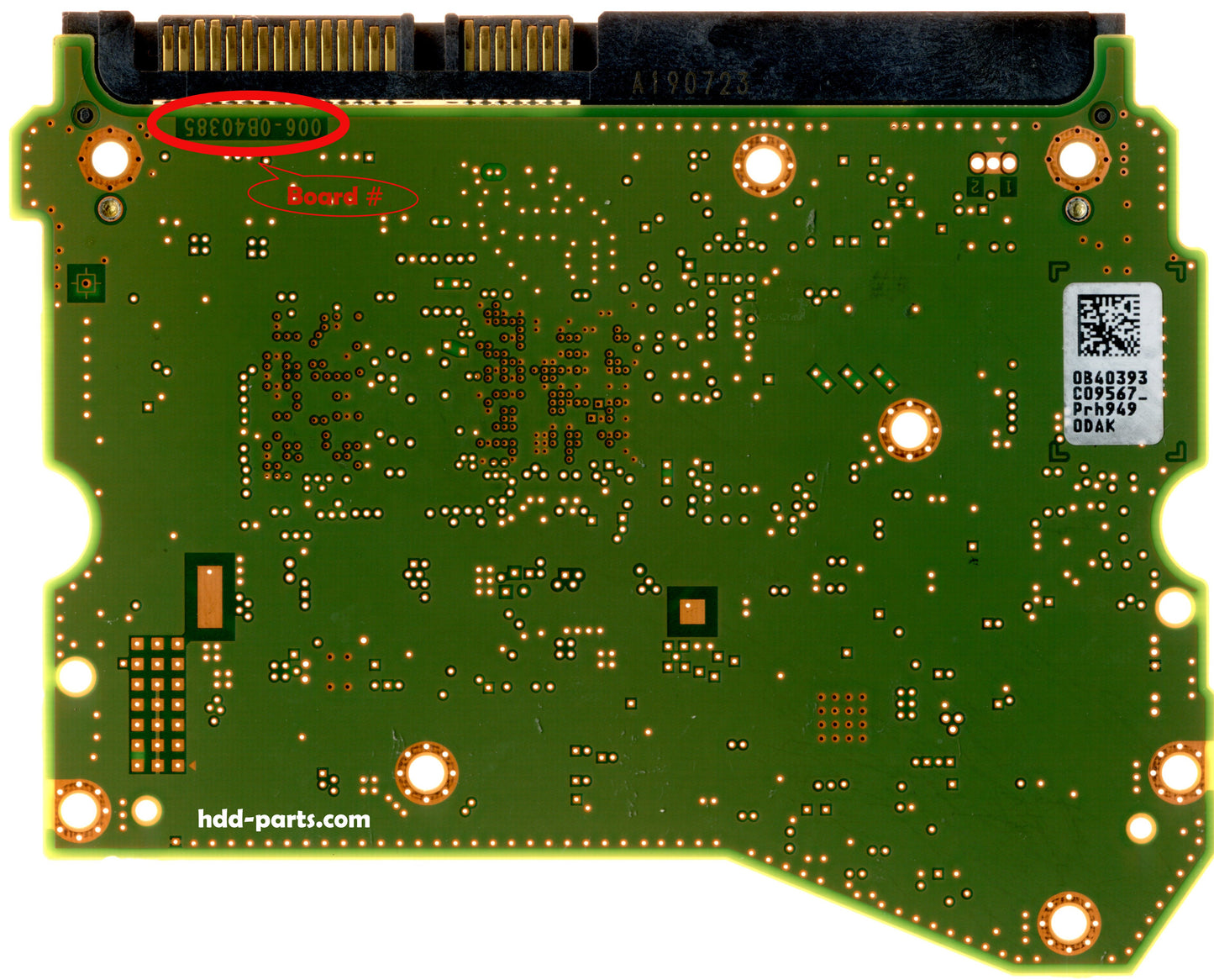 WD120EDGZ-11B1PA1 006-0B40385 OB40385 WD120EDGZ 0B40393 0B40384 0F42621 0B40385 hard drive circuit board + firmware transfer