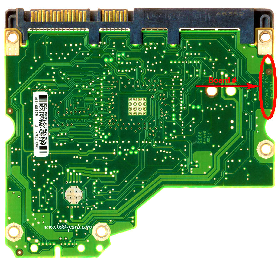 ST3750330SV   ST375O33OSV 100466824 REV B 100468979   hard drive circuit board + firmware transfer