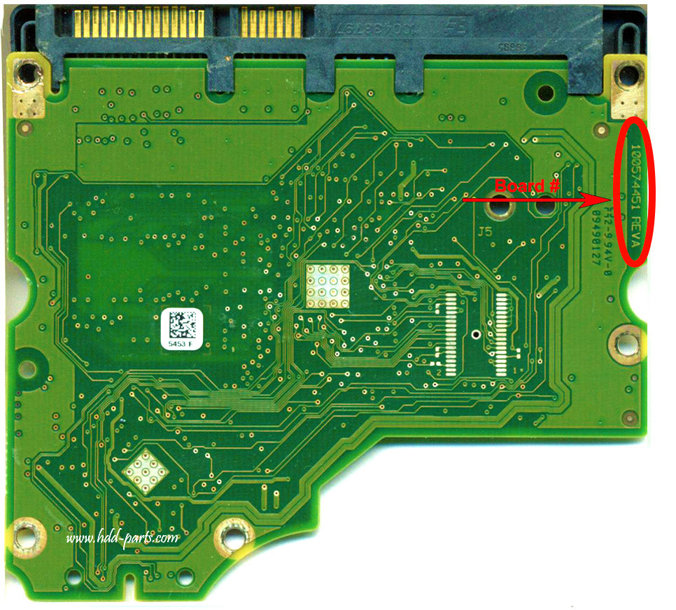 ST31500541AS   ST315OO541AS 100574451 REV B   hard drive circuit board + firmware transfer