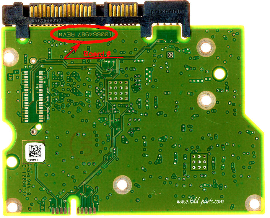 ST3000VX000   ST3OOOVXOOO 100664987 REV B   hard drive circuit board + firmware transfer