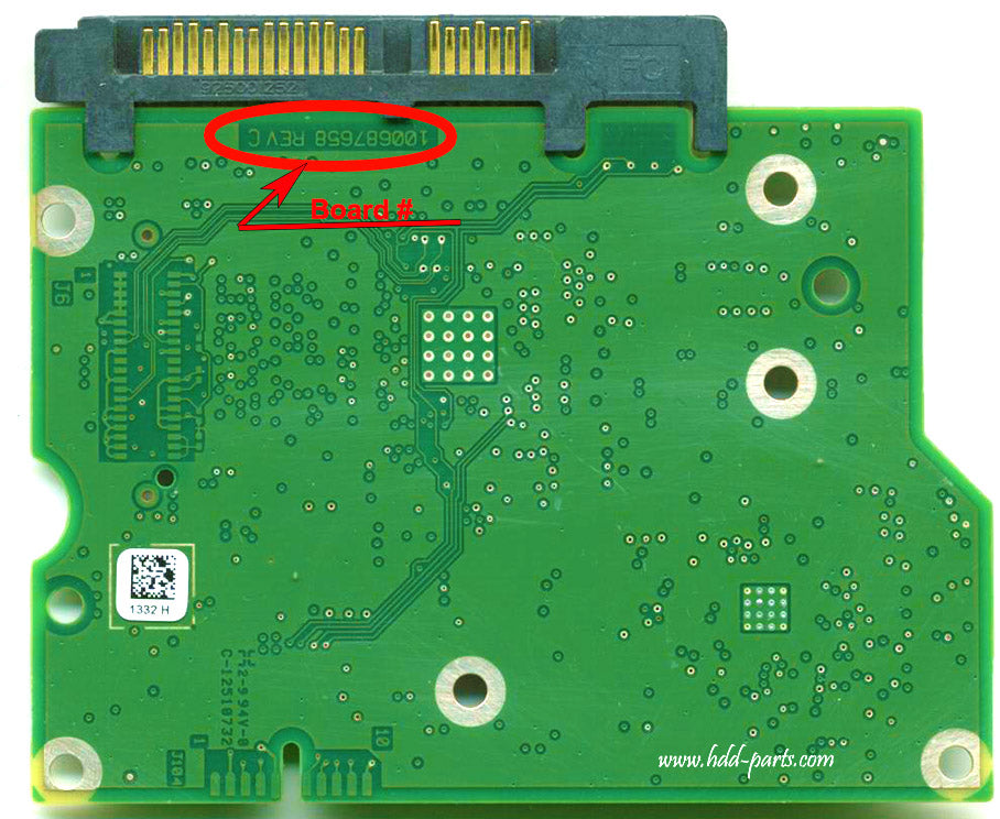 ST3000NC000   ST3OOONCOOO 100687658 REV C   hard drive circuit board + firmware transfer