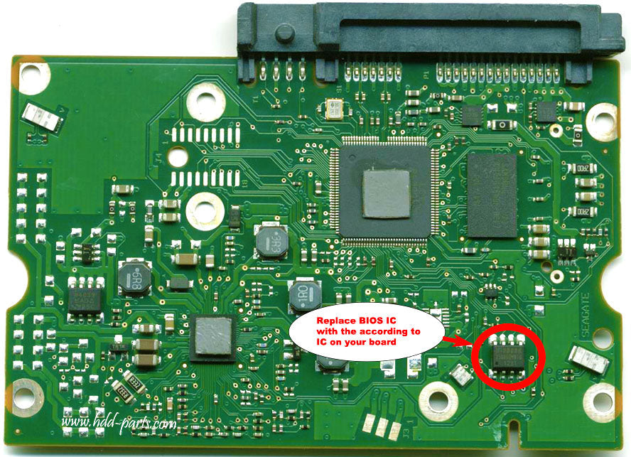 ST32000540AS   ST32OOO54OAS 100706008 REV A   hard drive circuit board + firmware transfer