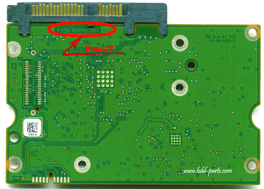 ST32000540AS   ST32OOO54OAS 100706008 REV A   hard drive circuit board + firmware transfer