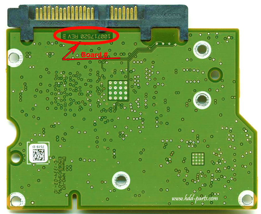 ST2000DM001   ST2OOODMOO1 100717520 REV B   hard drive circuit board + firmware transfer