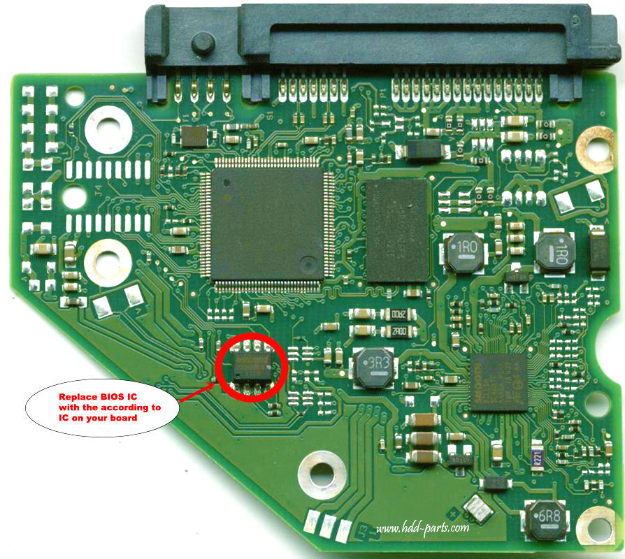 ST2000VX000   ST2OOOVXOOO 100724095 REV A   hard drive circuit board + firmware transfer