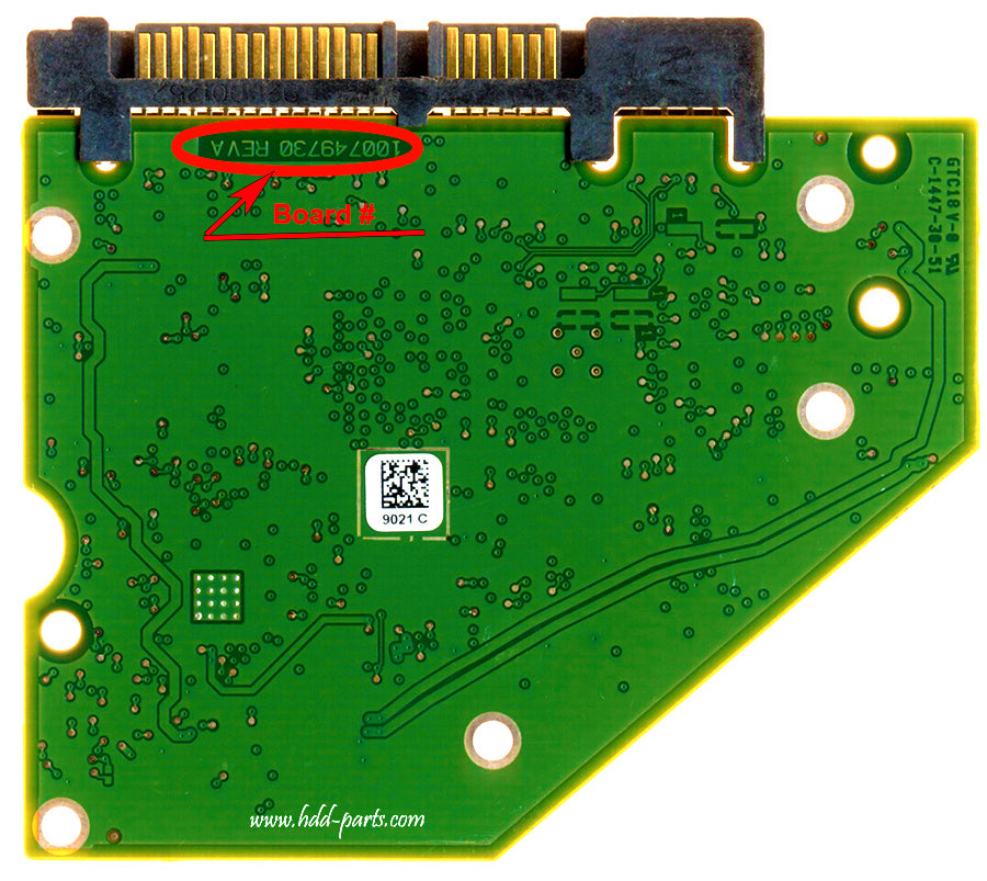 ST3000DM001   ST3OOODMOO1 100749730 REV A   hard drive circuit board + firmware transfer