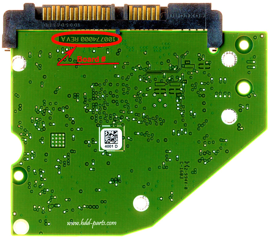 ST250DM000   ST25ODMOOO 100774000 REV A   hard drive circuit board + firmware transfer