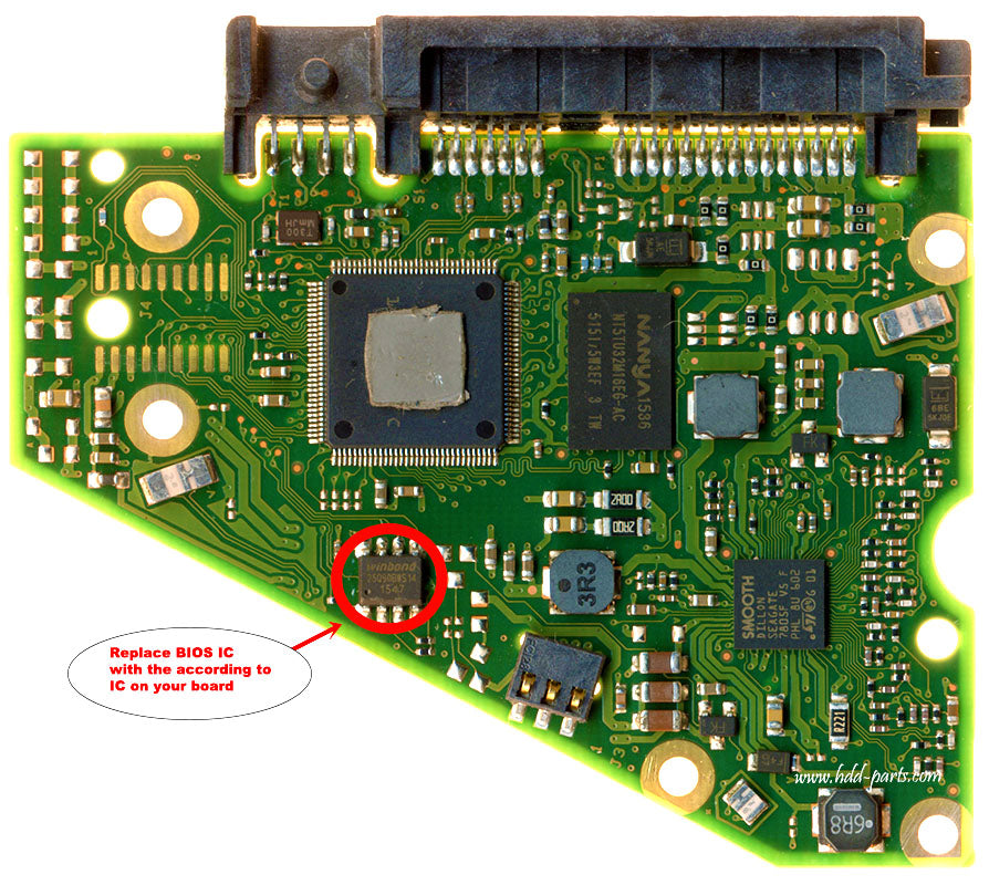 ST4000DM000   ST4000DMOOO 100782215 REV A   hard drive circuit board + firmware transfer