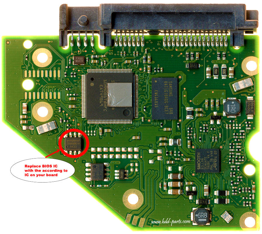 ST1000NM0008   ST1000NMOOO8 100799168 REV A   hard drive circuit board + firmware transfer