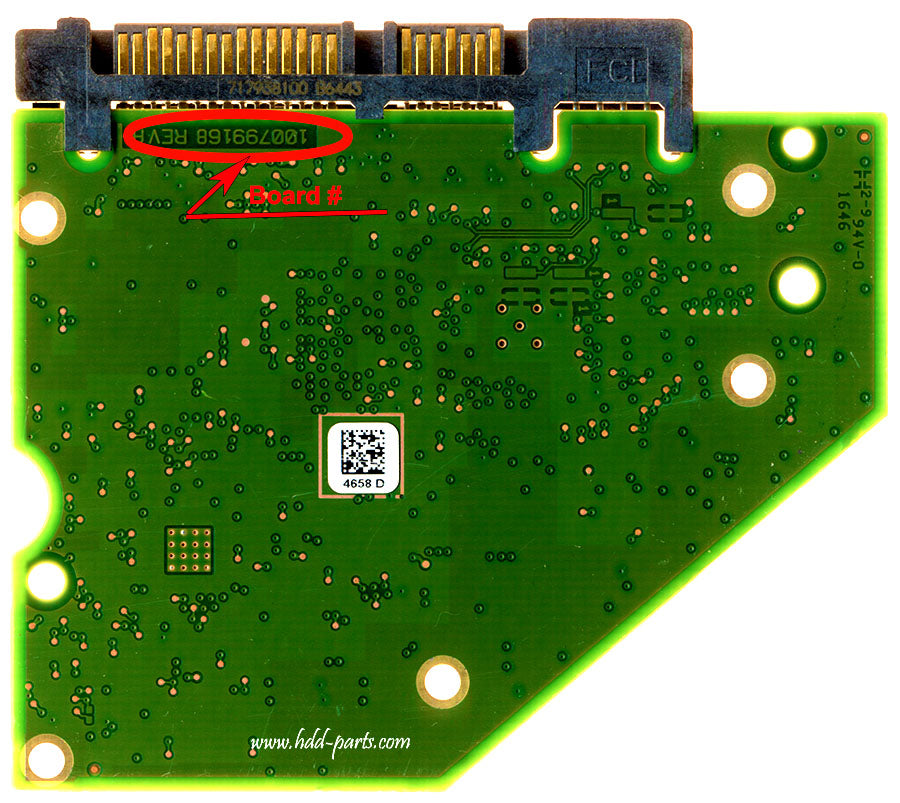 ST2000DM009    ST2OOODMOO9  100799168 REV A   hard drive circuit board + firmware transfer