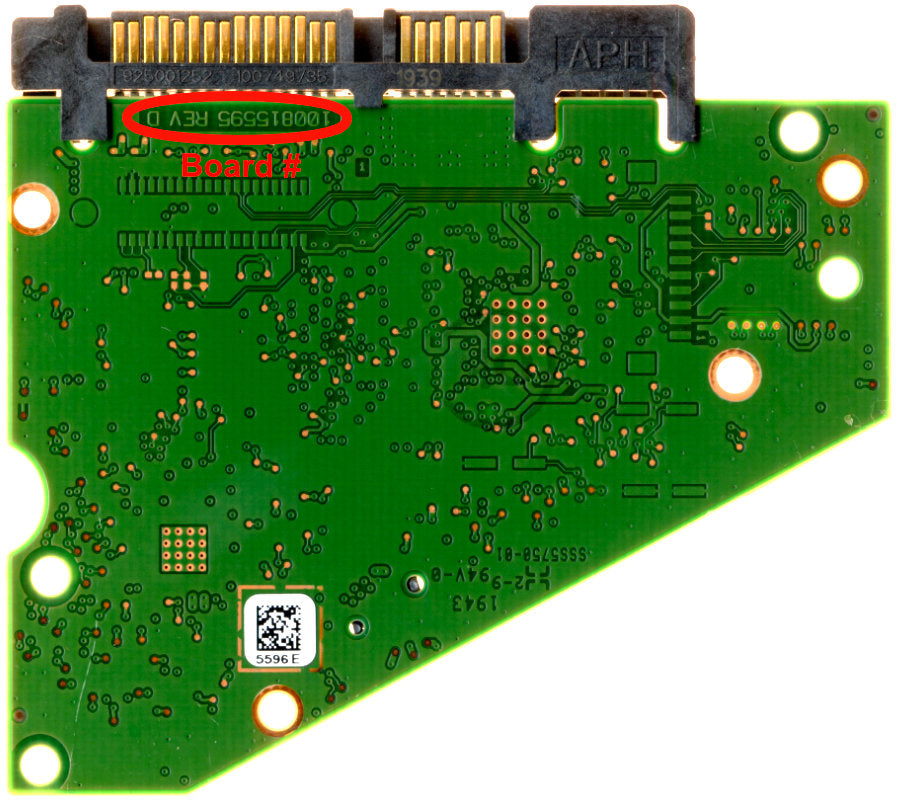 ST4000DM004   ST4OOODMOO4 100815595 REV E   hard drive circuit board + firmware transfer