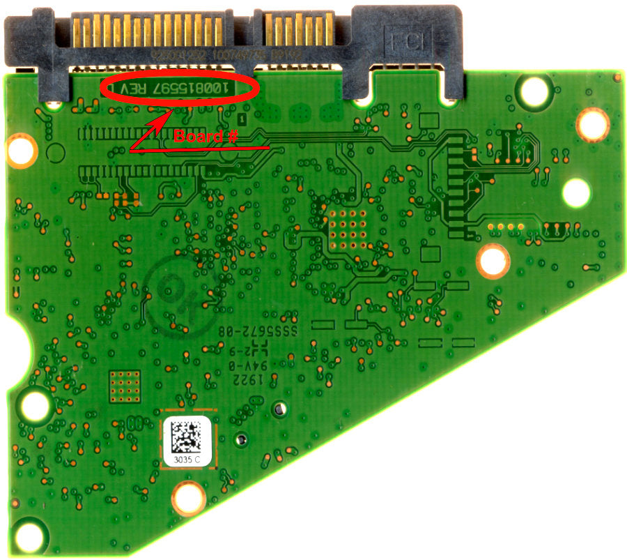 ST6000VX001   ST6OOOVXOO1 100815597 REV D   hard drive circuit board + firmware transfer