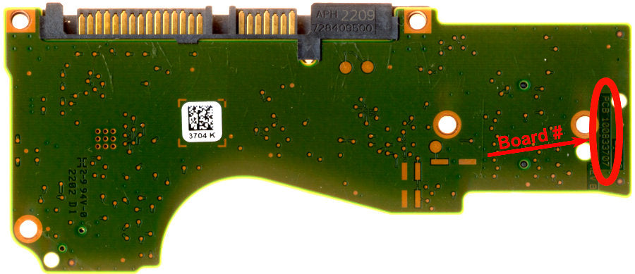 ST16000VN001   ST16OOOVNOO1 100833707 REV A   hard drive circuit board + firmware transfer