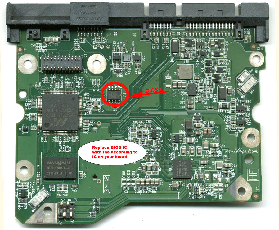 WD3000FYYZ-01UL1B0 2060-771822-002  WD3000FYYZ  771822 hard drive circuit board + firmware transfer