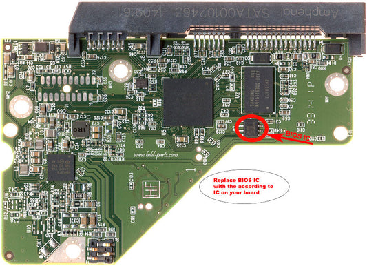 WD7500AZEX-00BN5A0 2060-771829-004  WD7500AZEX  771829 hard drive circuit board + firmware transfer