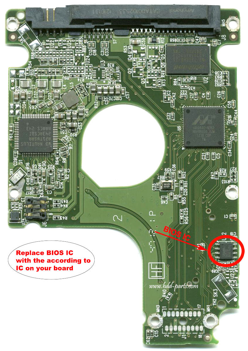 WD5000LPVX-22V0TT0 2060-771931-000  WD5000LPVX  771931 hard drive circuit board + firmware transfer