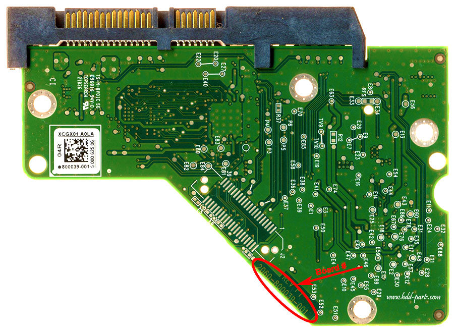 WD10EZEX-60WN4A0 2060-800039-001  WD10EZEX  800039 hard drive circuit board + firmware transfer