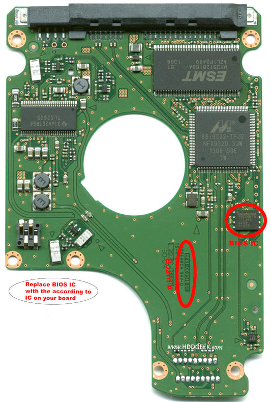 ST500LM012   ST5OOLMO12 BF41-00354B   hard drive circuit board + firmware transfer