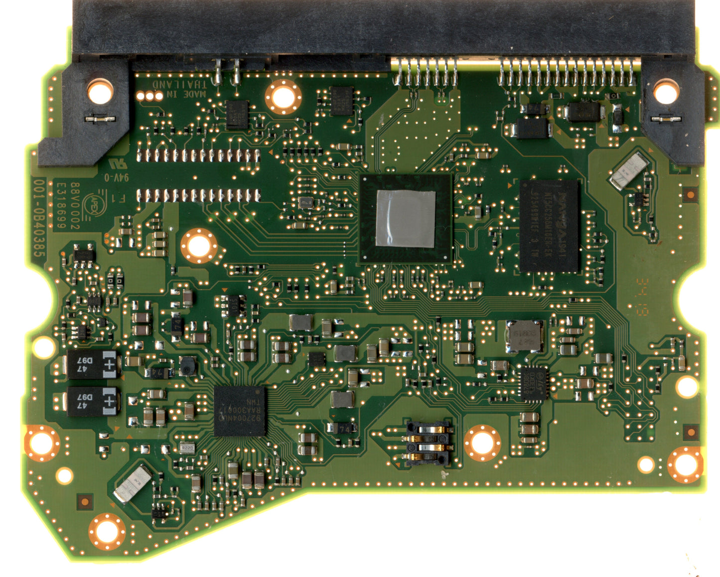 WD140EDGZ-11B2DA2 006-0B40385 OB40385 WD140EDGZ 0B40393 0B40384 0F42621 0B40385 hard drive circuit board + firmware transfer